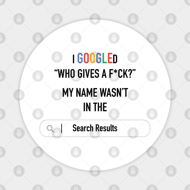 Google Search Results Magnet by CH